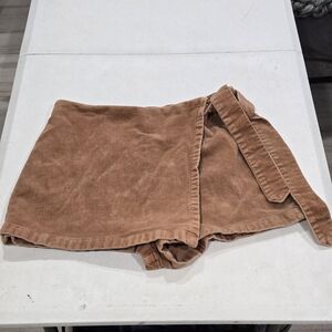 Forever 21 Tan Corduroy Skorts
